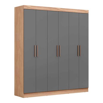 Imagen 1 del producto Closet Di Poretti Paris 6 Puertas 2 Cajones Gris