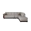 Sof&aacute; Seccional Elegant Detail New Girona modular Beige