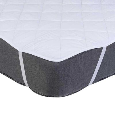 Imagen 1 del producto Cubrecolchón Mashini Linea Hotel 1,5 Plazas Liso Blanco