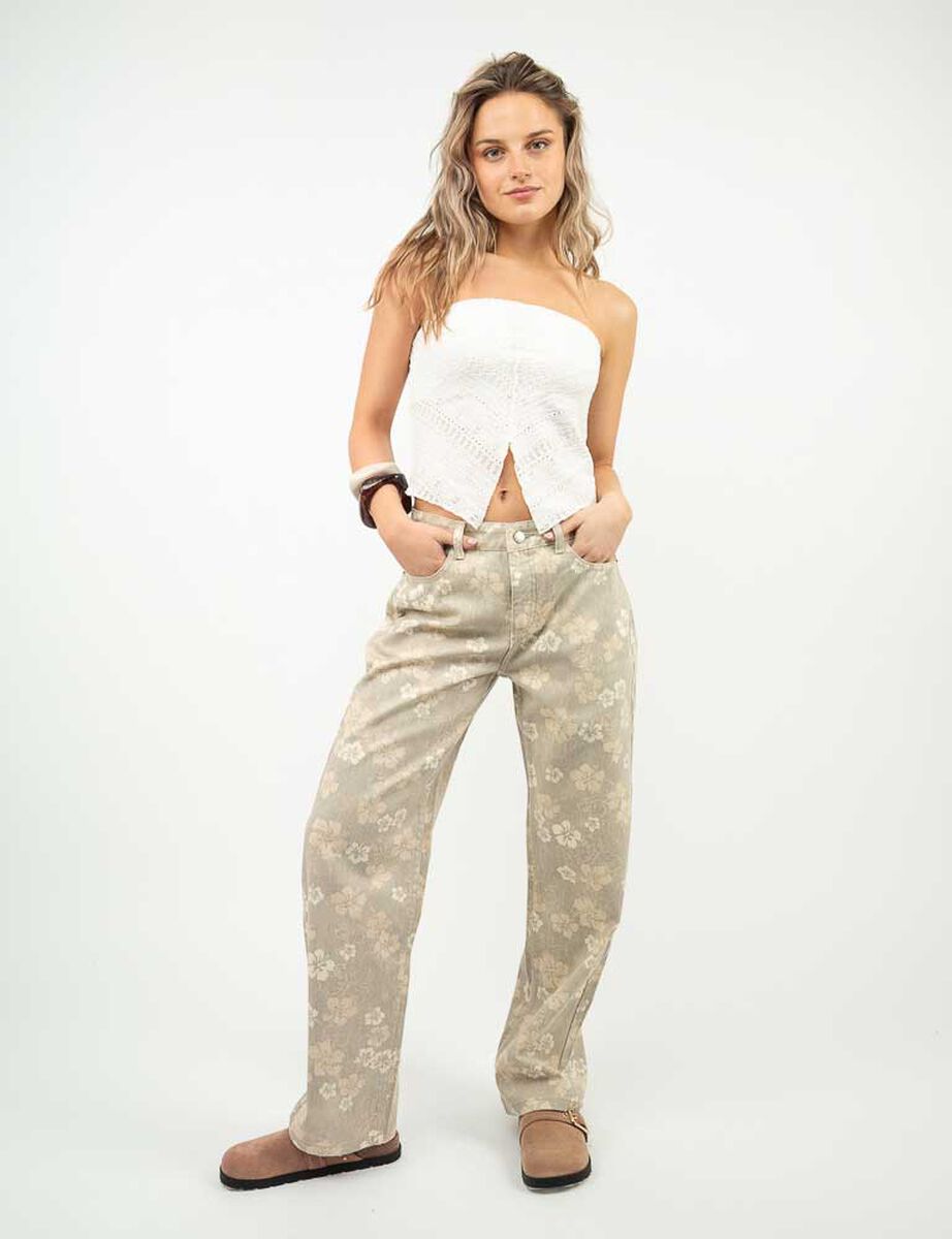 Polera Strapless Mujer Icono