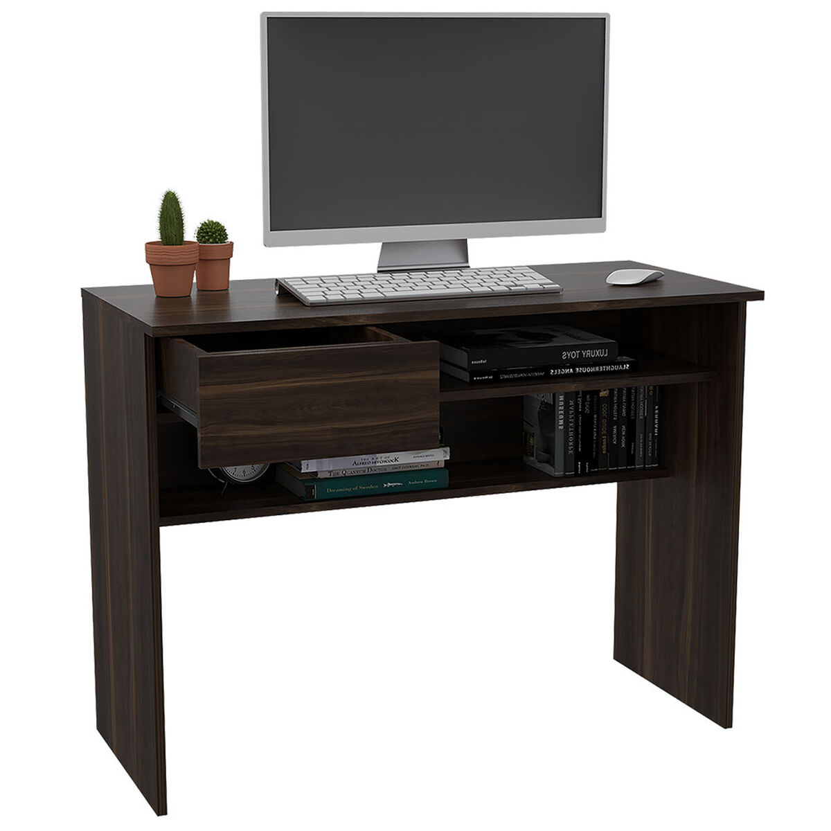 Escritorio Office 5  + Repisa Wall 1A