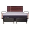 Box Spring CIC Base Dividida 2 Plazas Ortopedic Advance + Respaldo + 2 Veladores