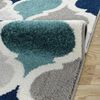 Alfombra  Modalfo Florida Turquesa 160 x 160 cm