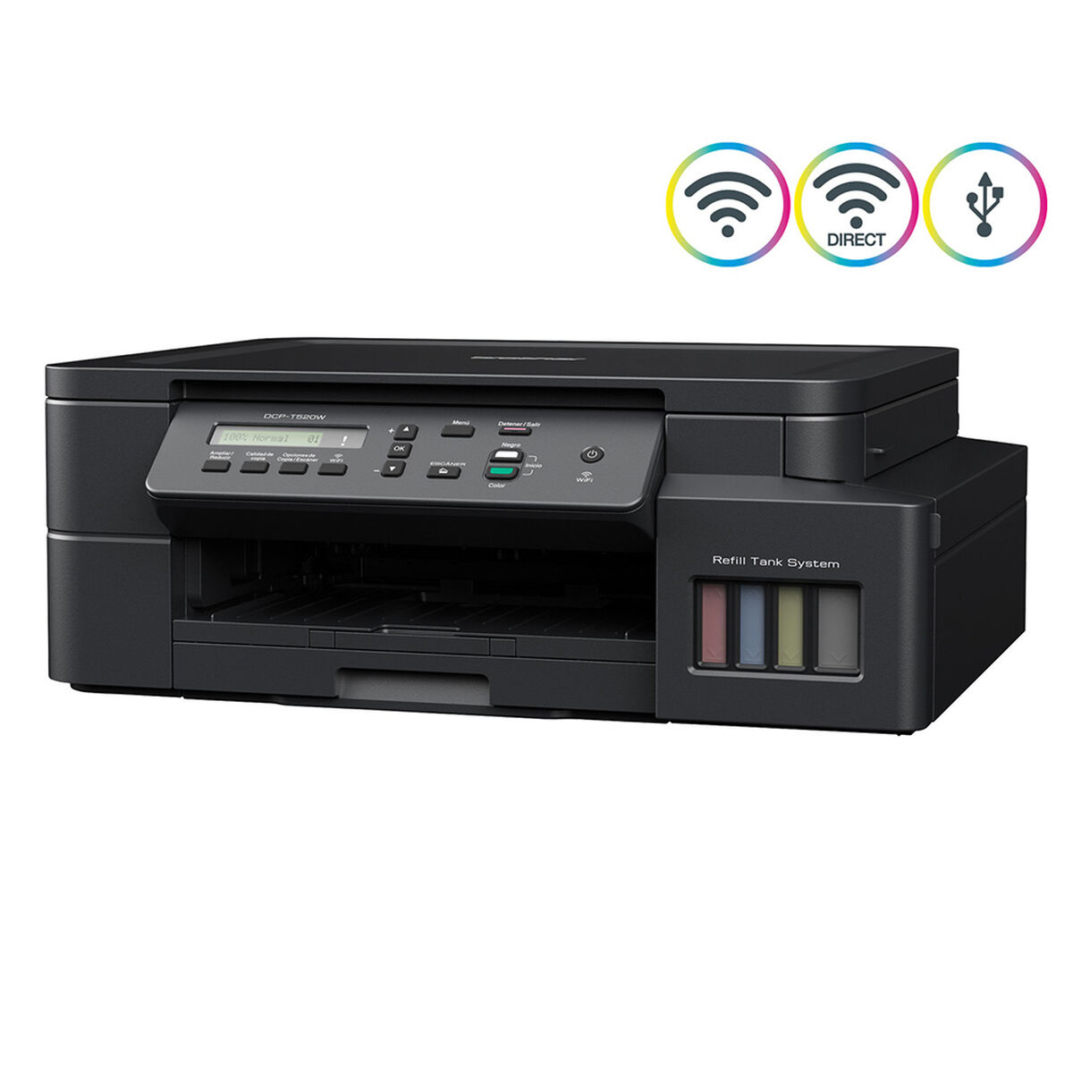 Multifuncional Brother Tinta Continua DCP-T520W Wi-Fi