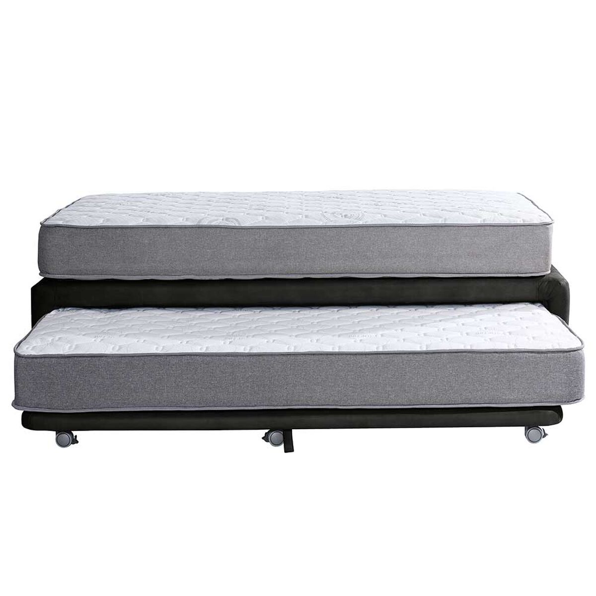 Cama Nido Latam Home 1,5 Plazas Zen Best Cuero Negro