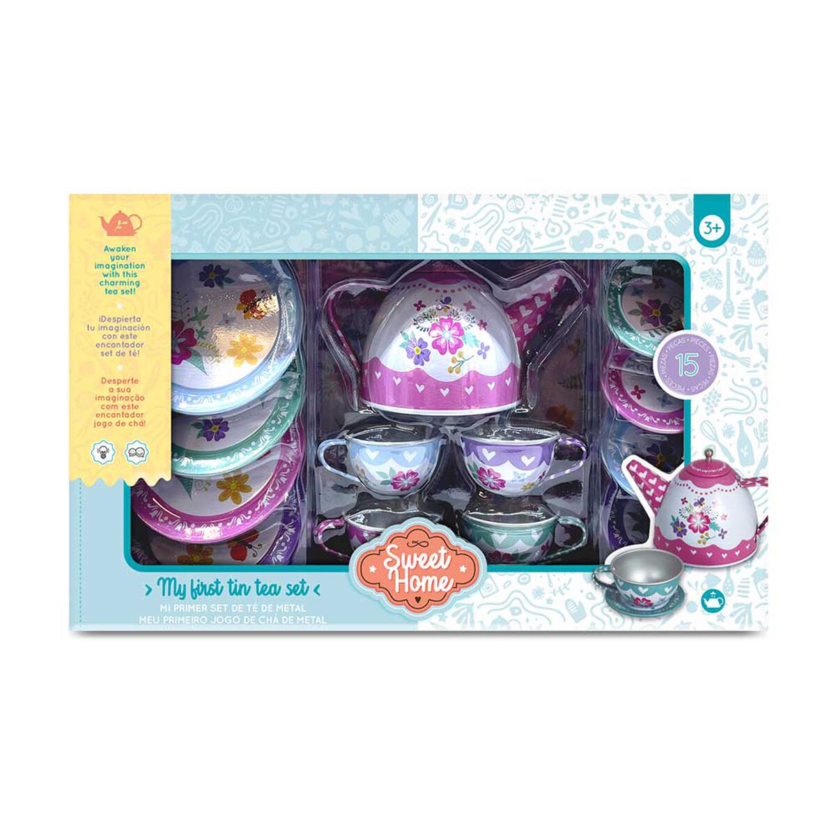 Mi Primer Juego de Té De Hojalata Sweet Home