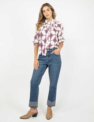 Imagen 2 del producto Blusa Manga 3/4 Mujer Alma Fucsia