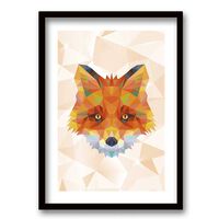 Cuadro Decorativo Retela Fox Triangle 70 x 50 cm