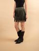 Falda Suede Mini Flecos Mujer Zibel
