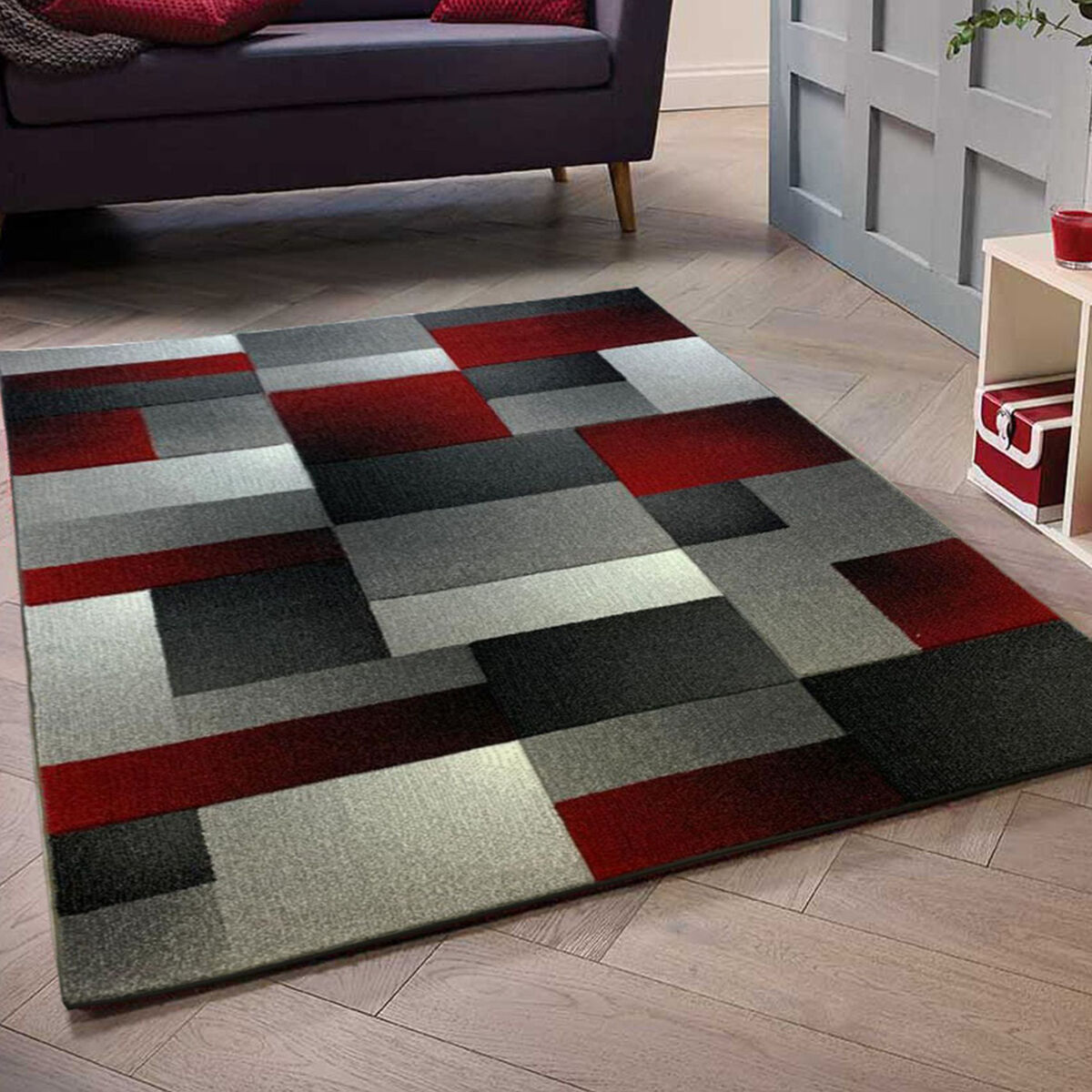 Alfombra Idetex Carved Gris 150 x 200 cm
