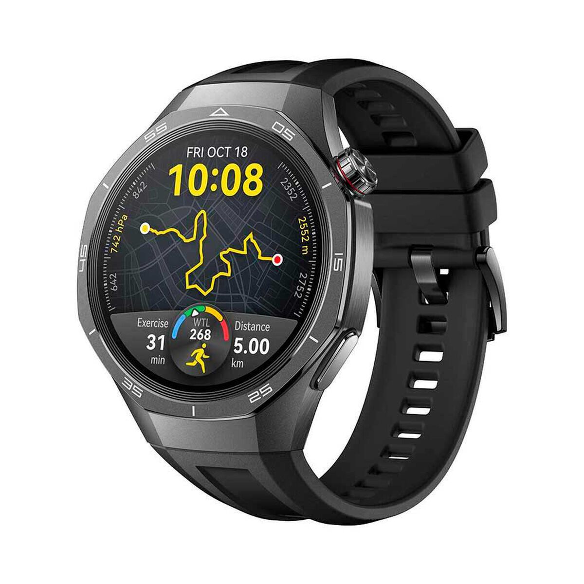 Smartwatch Huawei GT 5 Pro 46mm Black Fluoroelastomer