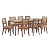Juego de Comedor Decocasa Laurent  8 Sillas Canela
