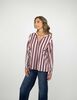 Blusa Rayas Manga Larga Mujer Portman Club