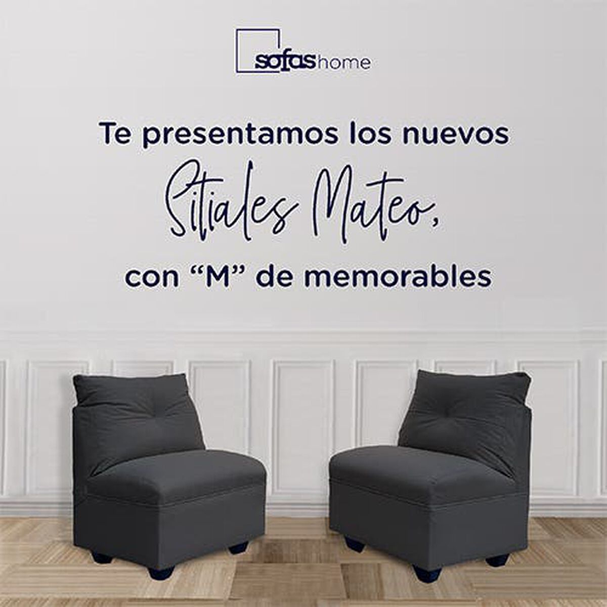 2 Butacas Sofás Home Mateo Grafito