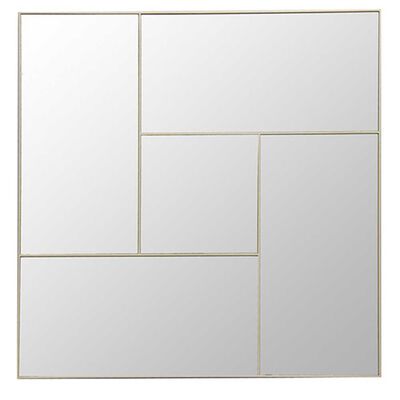 Imagen 1 del producto Espejo Plástico Vgo para Colgar Cuadrado 40 x 40cm Dorado