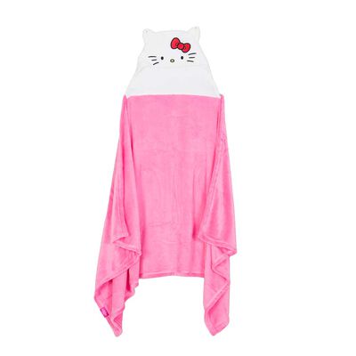 Manta de Poliéster Hello Kitty 75 x 180 Hello Kitty Multicolor