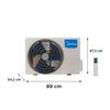 Aire Acondicionado Split Midea Xtremedura24K 24000 BTU