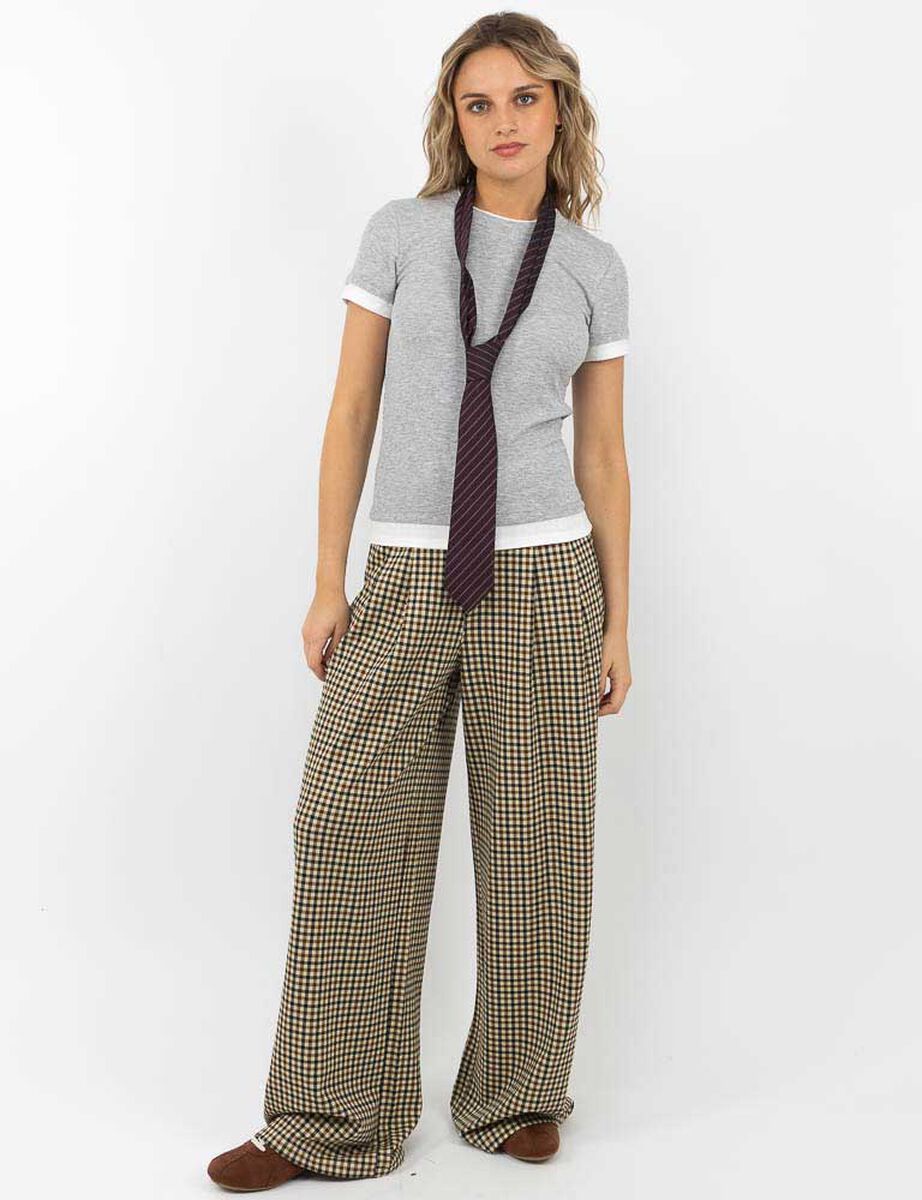 Polera Lisa Manga Corta Mujer Icono