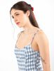 Vestido Tartán Corto Sin Mangas Mujer Icono