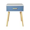 Velador Britbox Dover Blanco 1 Cajón