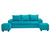 Juego de Living Innovamuebles Kahlo Sofá 3 Cuerpos + Dos Pouf 1 Cuerpo Calipso