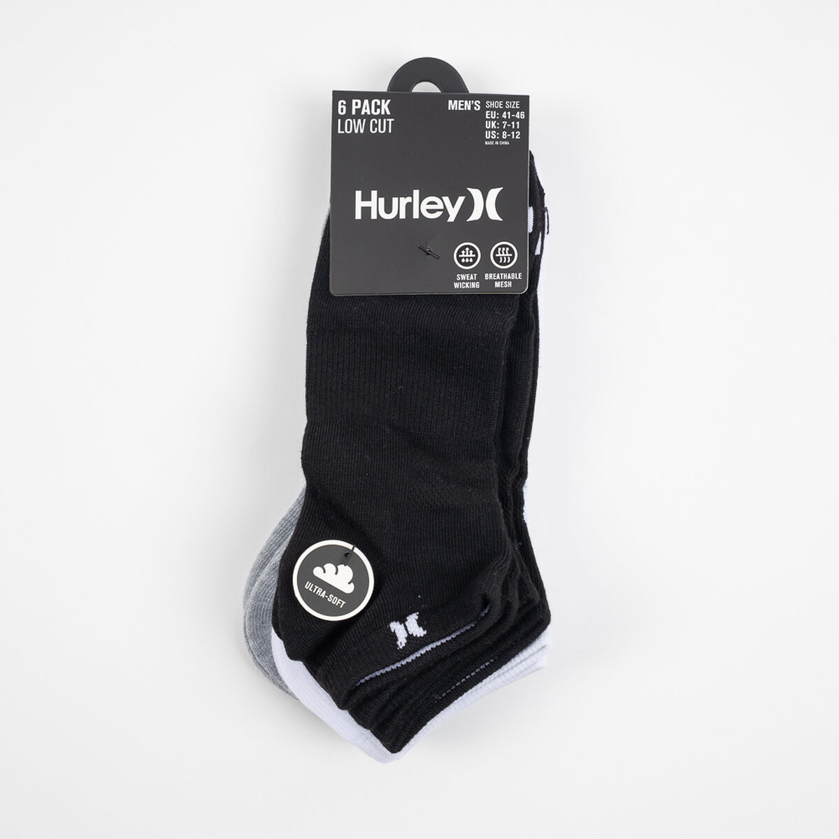 Pack 6 Calcetas Deportiva Unisex Hurley
