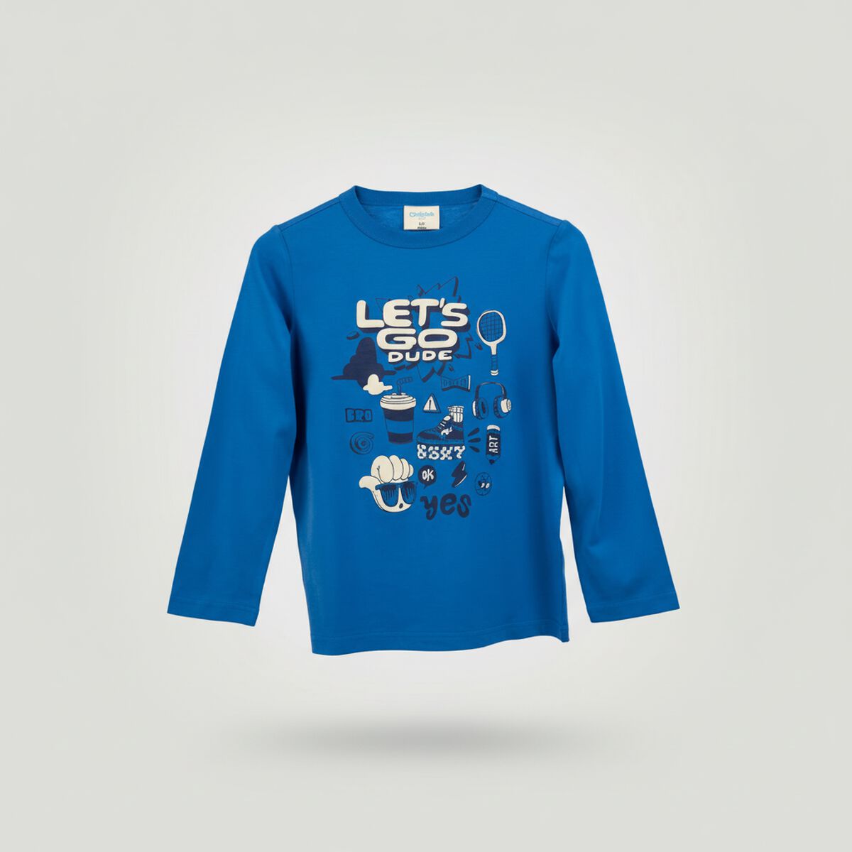 Polera Manga Larga Algod&oacute;n Ni&ntilde;o Chess