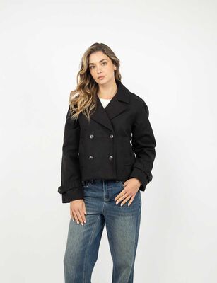 Imagen 1 del producto Abrigo Mujer Zibel Negro, Print-1