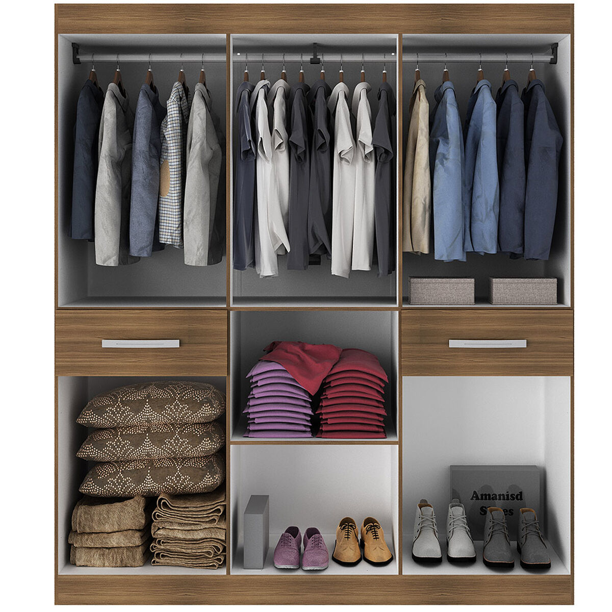 Closet Exit Caribe 8 Puertas 2 Cajones