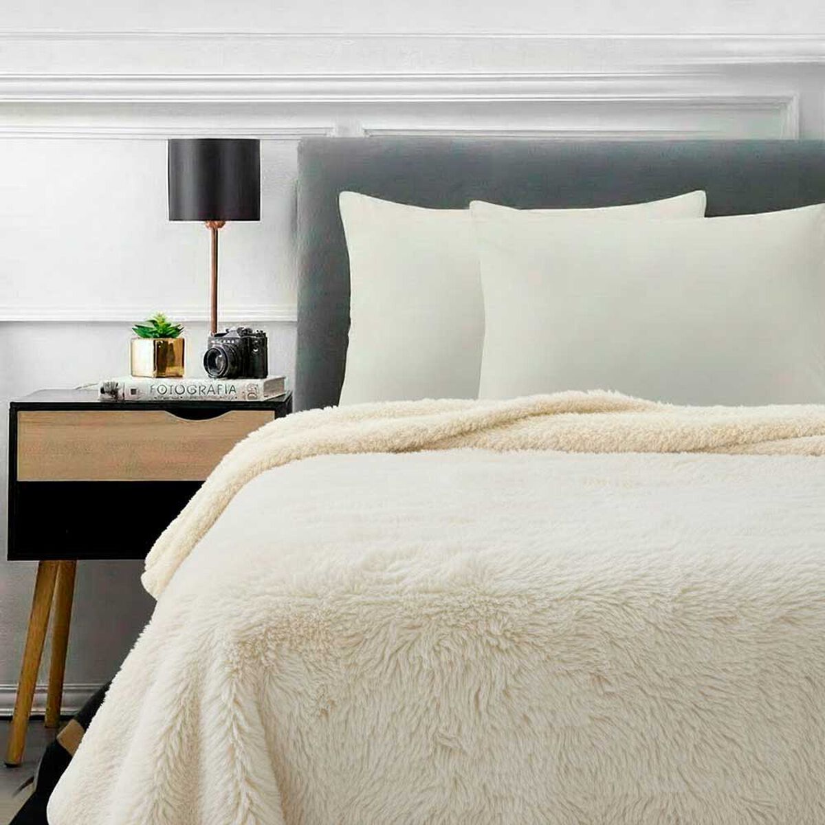 Manta Faux Fau Zibel