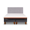 Cama Europea CIC Base Dividida 2 Plazas Bee Comfort + Respaldo