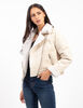Chaqueta Aviadora de Gamuza Suede Mujer Zibel