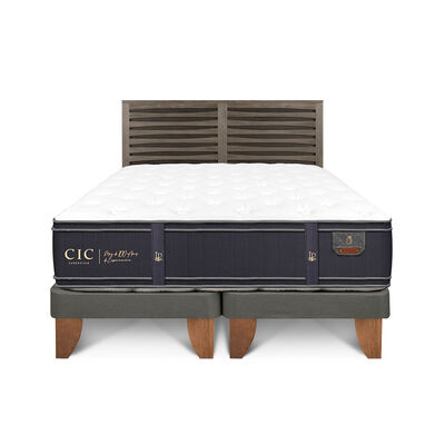 Cama Europea CIC King Grand Premium + 1 Respaldo Rhone