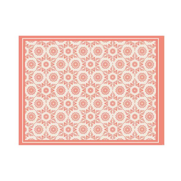 Alfombra Davanti Flor Hindú Coral 140 x180 Flor Hindú Coral