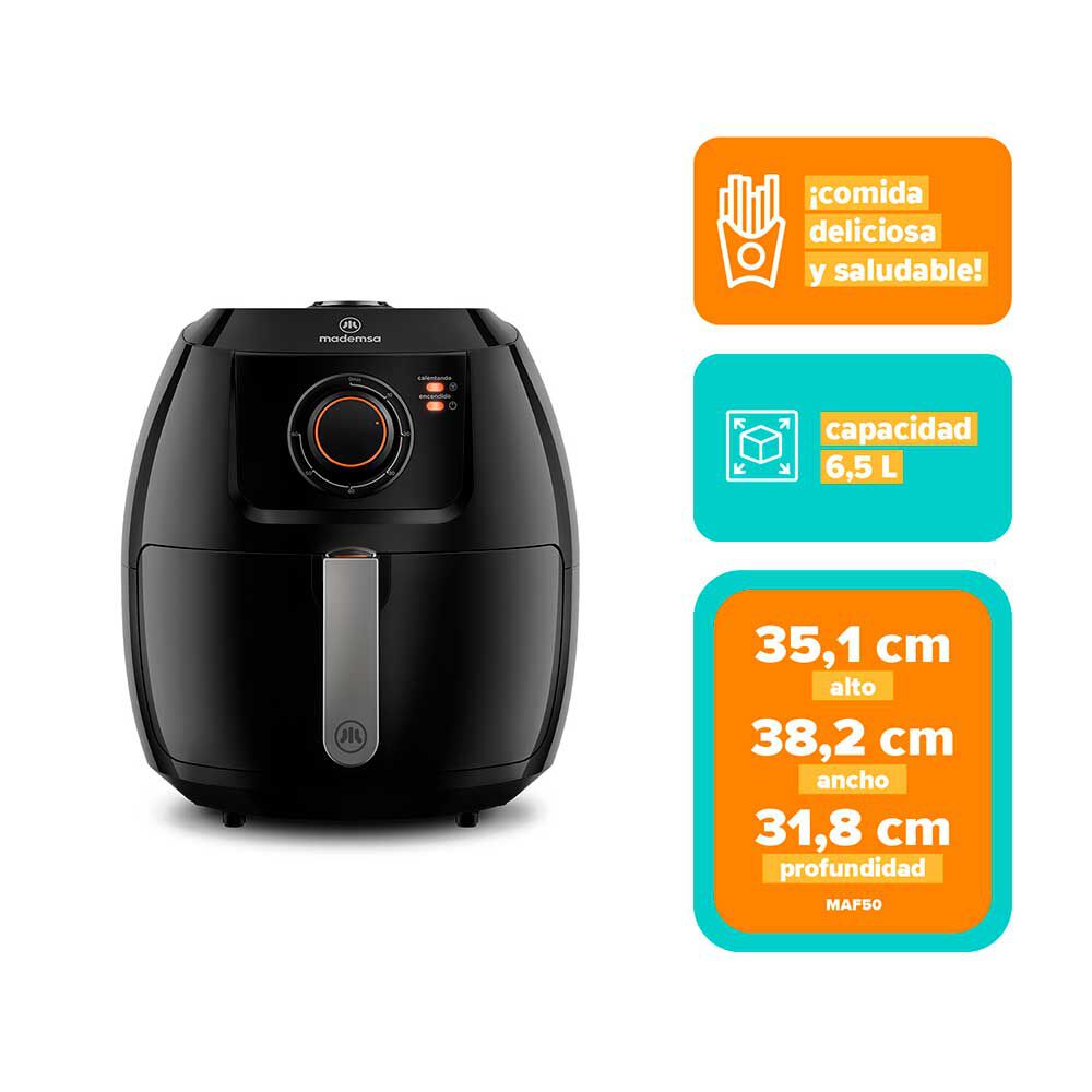 Freidora de Aire Mademsa MAF50 6,5 L