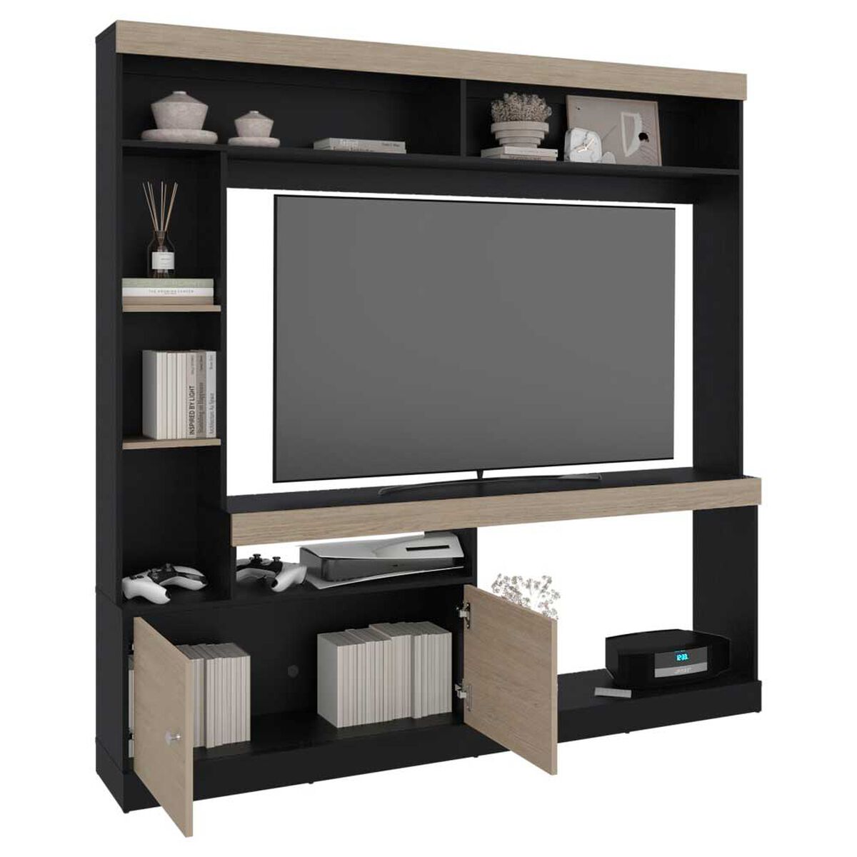 Estante TV Tuhome Classic Color Hasta 65" Cartagena y Wengue