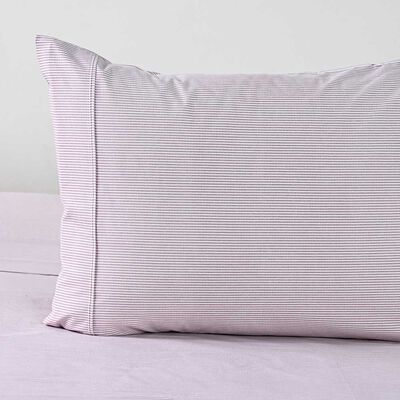 Imagen 2 del producto Juego de Sábanas Elements & Co 1.5 Plazas 144 Hilos Stripe Mauve