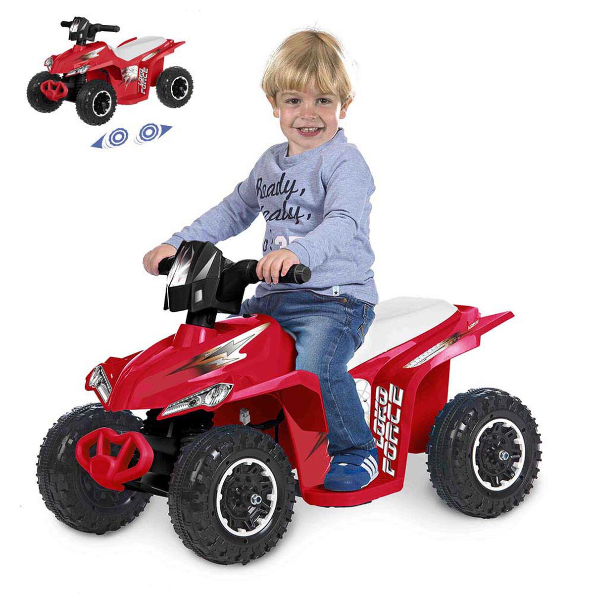 Cuatrimoto Loko Toys CT-726-S 4 Ruedas Rojo