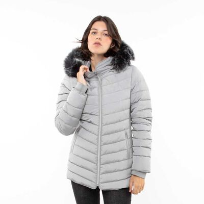 Parka Larga Gorro Mujer Zibel
