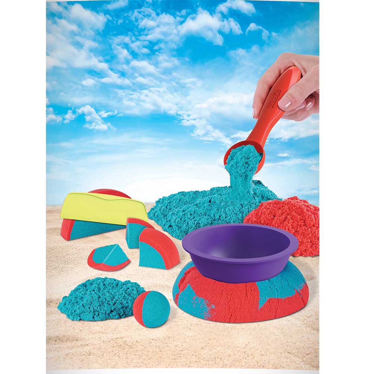 Set de Moldes y Arena Kinetic Sand