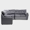 Almore Sofá Seccional Belen 3 cuerpos Gris 210x90CM