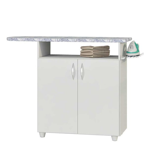 Mueble Autoservicio Home Mobili Gina 2 Puertas Blanco