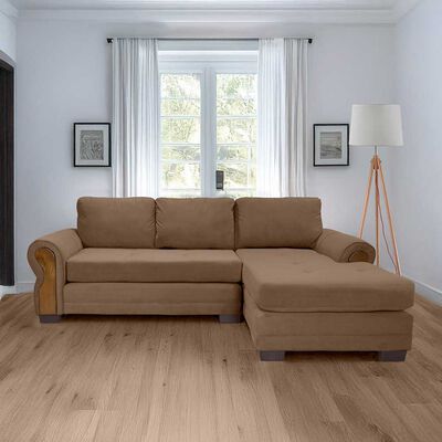 Imagen 1 del producto Sofá Seccional Living Factory Oregon 4 Cuerpos Chocolate