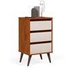 Velador Casanova Wood 3 Cajones Brown