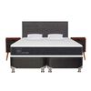 Box Spring CIC king New Ortopedic + Respaldo + Velador + Almohada Eufrates
