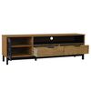 Rack TV Vekkahome Pilar Hasta 60" Café