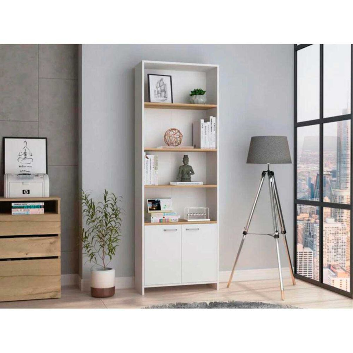 Biblioteca TuHome Eco Blanco