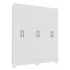 Clóset Vekkahome Roma 6 Puertas 1 Cajón Blanco