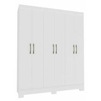 Clóset Vekkahome Roma 6 Puertas 1 Cajón Blanco