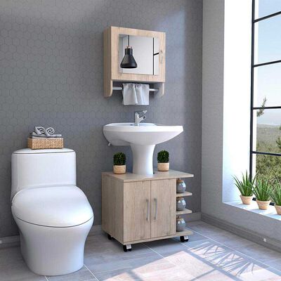 Botiqu&iacute;n + Optimizador Lavamanos TuHome Bath 300